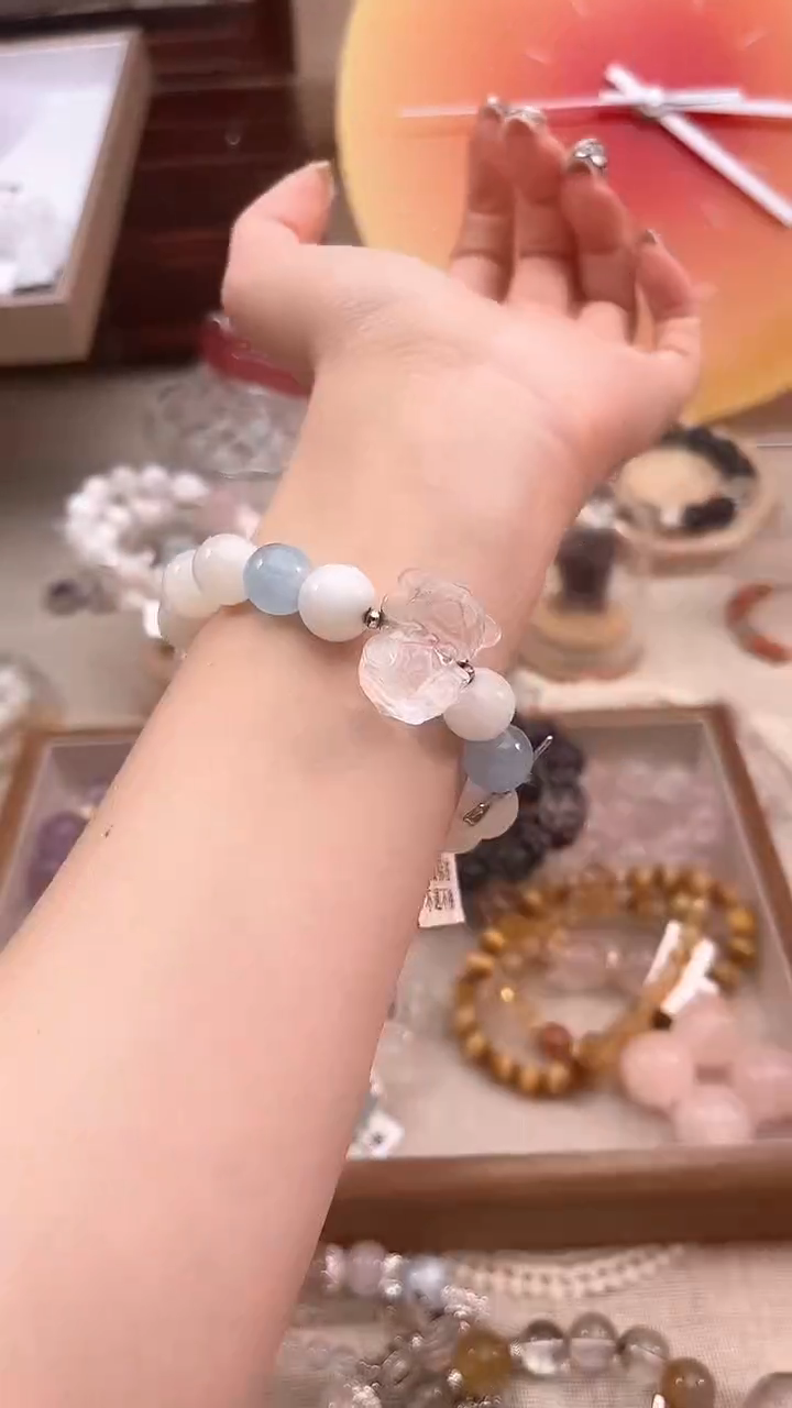 【闪购商品】水晶手链未镶嵌多样性发货发其一颜色微差