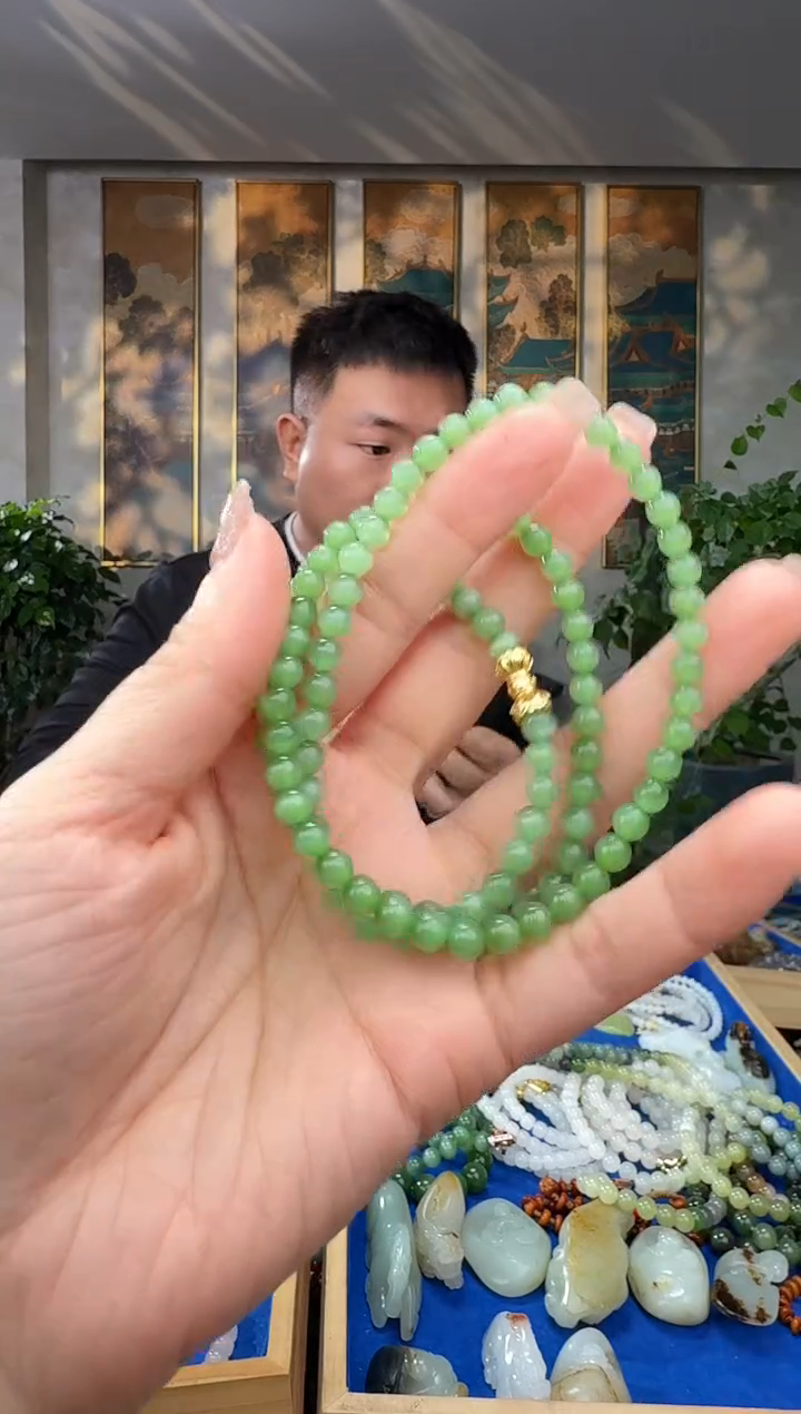 颈饰未镶嵌和田玉拍一发一