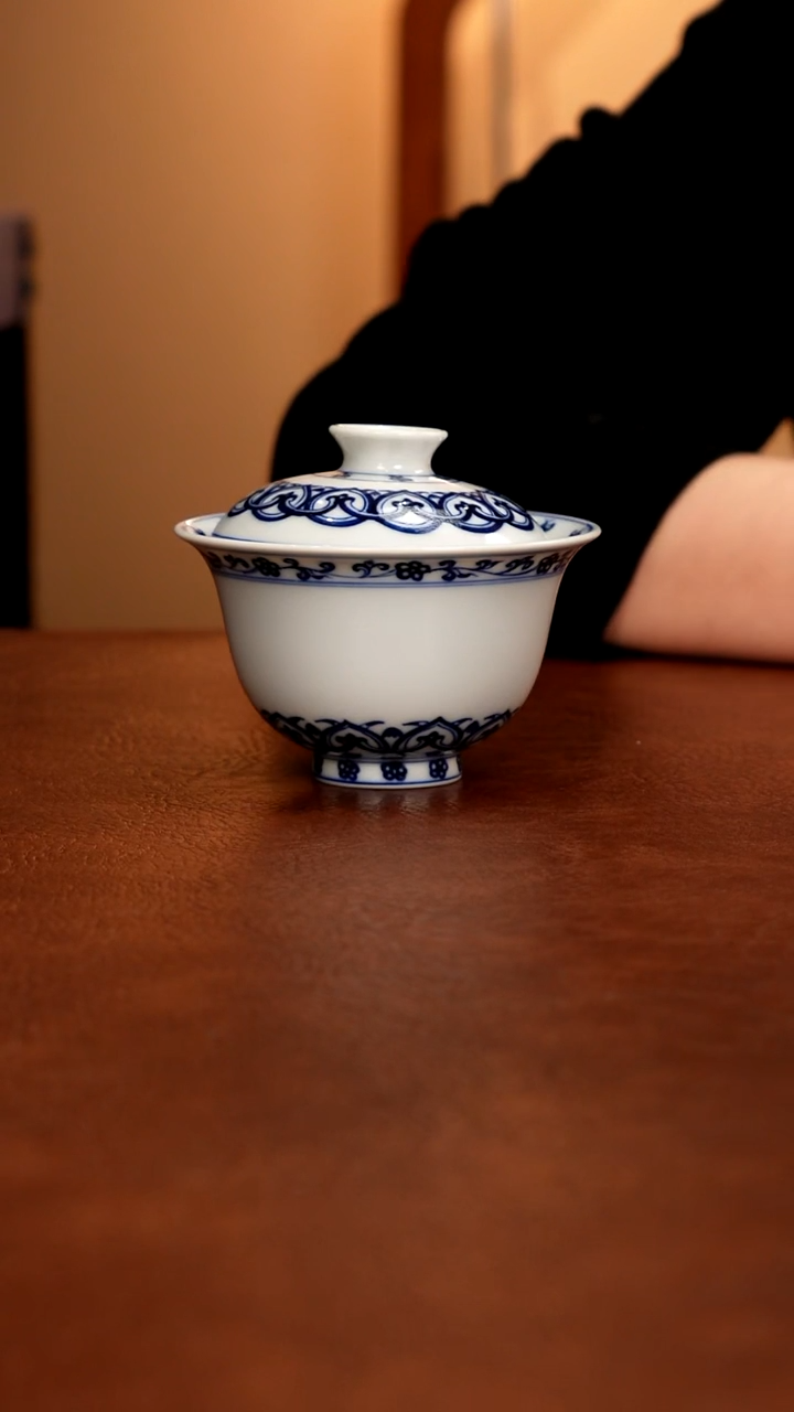 摆件陶 五里雾精选 手工手绘釉里红