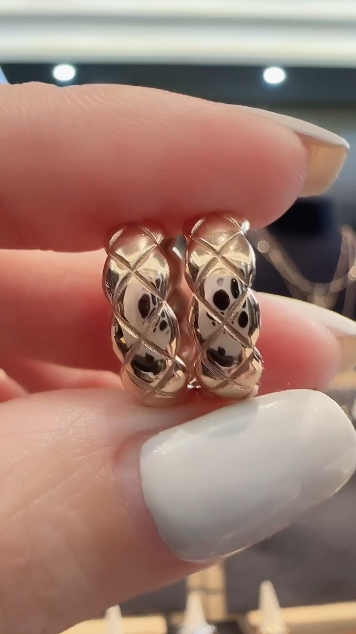 18K金耳饰18K金香香戒指