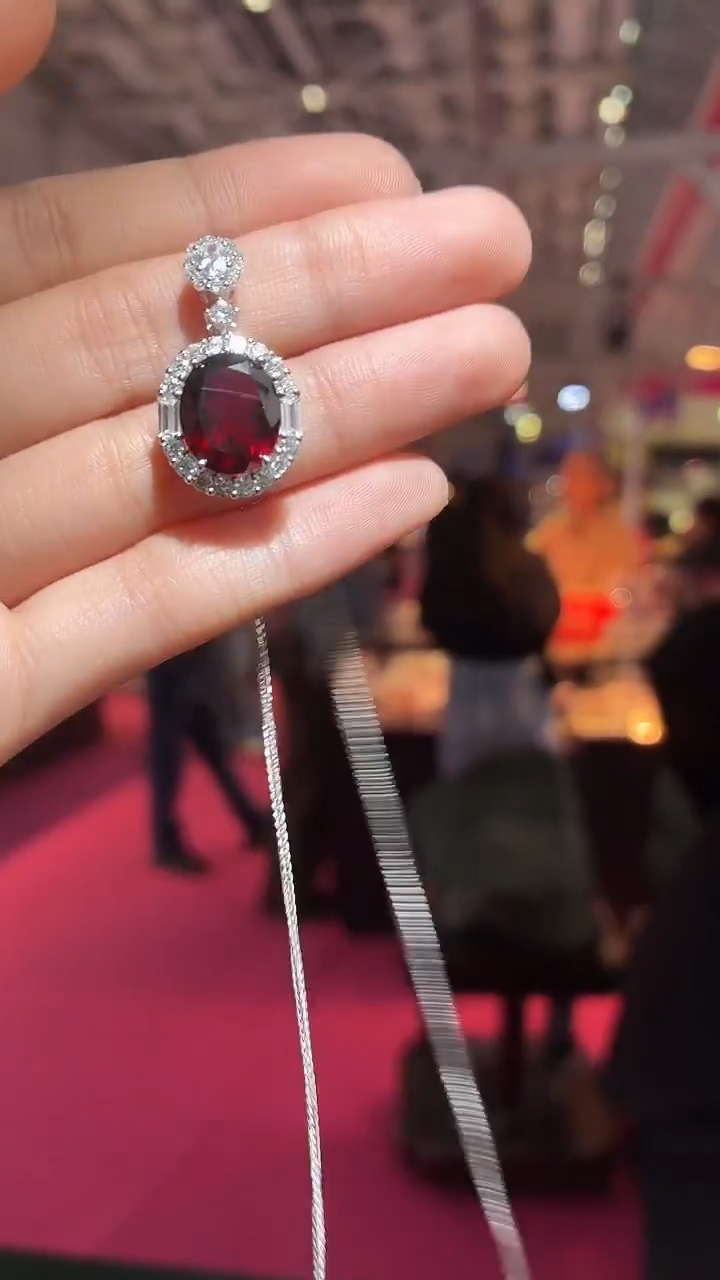 银S925镶嵌其他石榴石（扎德严选）