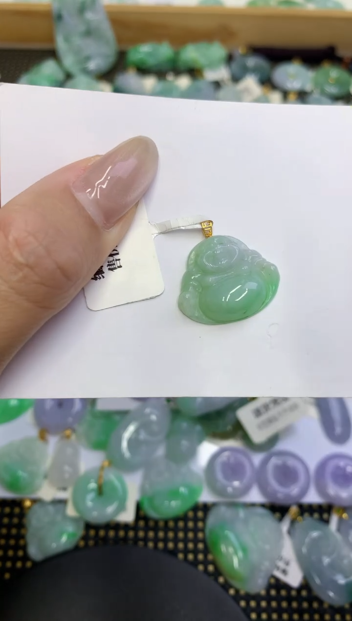 翡翠未镶嵌颈饰缅甸翡翠a货