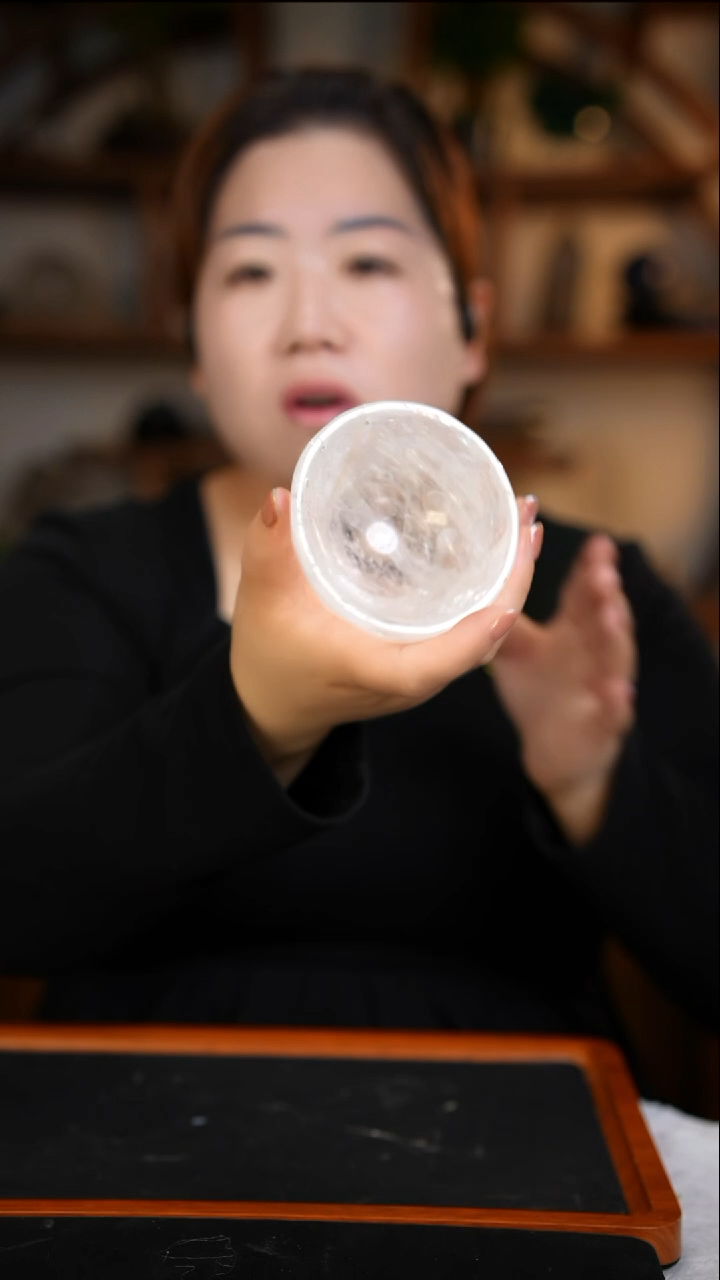 未镶嵌珠宝半成品水晶白水晶碗D642