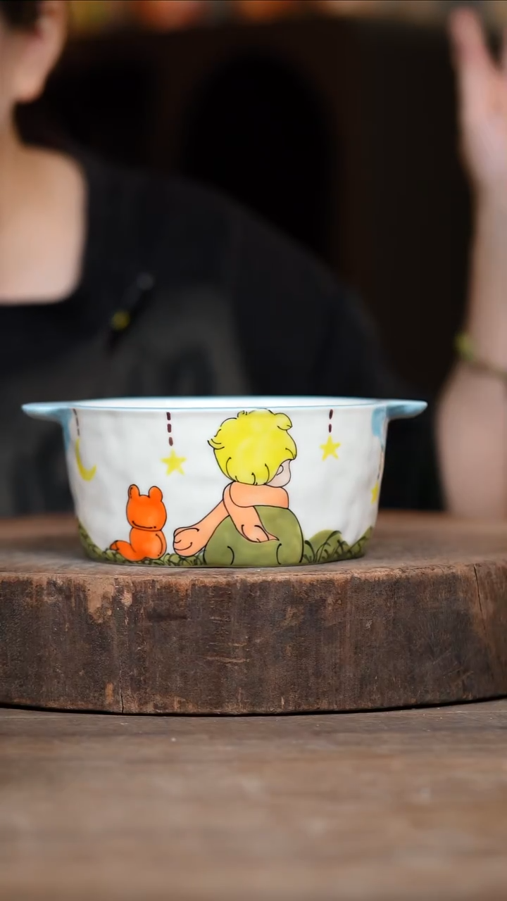 瓷片景德镇高温釉下彩（食品级）