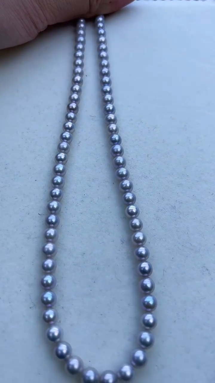 【闪购商品】淡水珍珠项链银S925镶嵌634定制