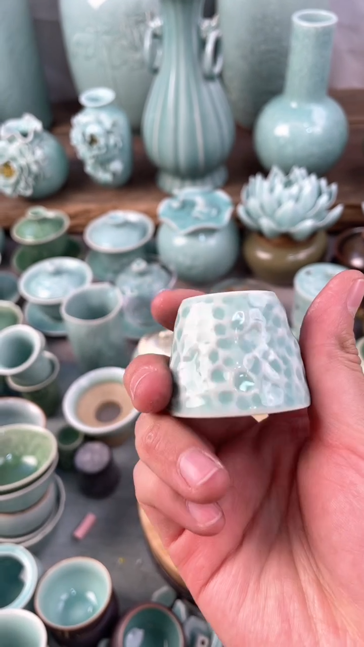 【闪购商品】特价福利 微瑕 慧仙青瓷