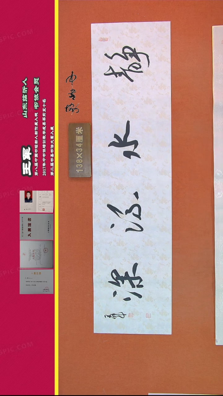 【闪购商品】书法195王军书法作品