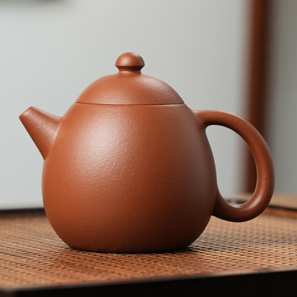 合道紫砂 原矿川埠小红泥[龙蛋]约130毫升紫砂茶壶小容量