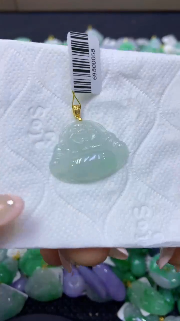 颈饰未镶嵌翡翠天然缅甸翡翠A货
