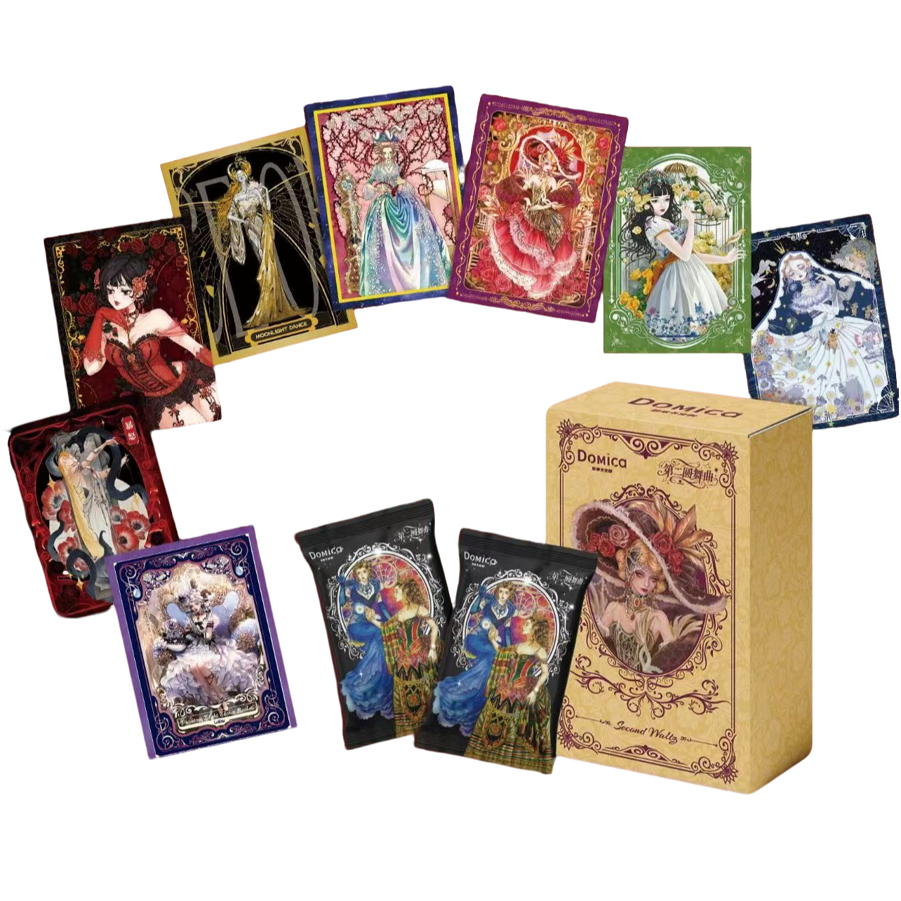 【玩法合集】多米卡Domicard《第二圆舞曲》收藏卡牌盲盒代拆