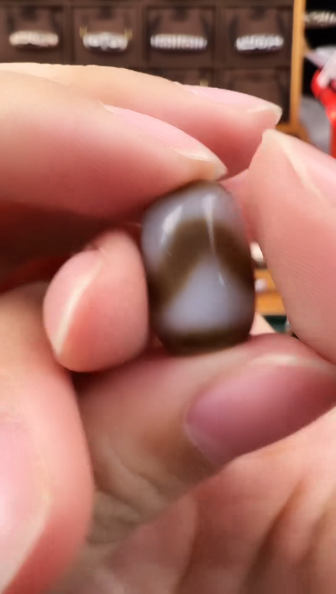 玛瑙/玉髓（覆膜）颈饰未镶嵌35（微瑕随机发货）