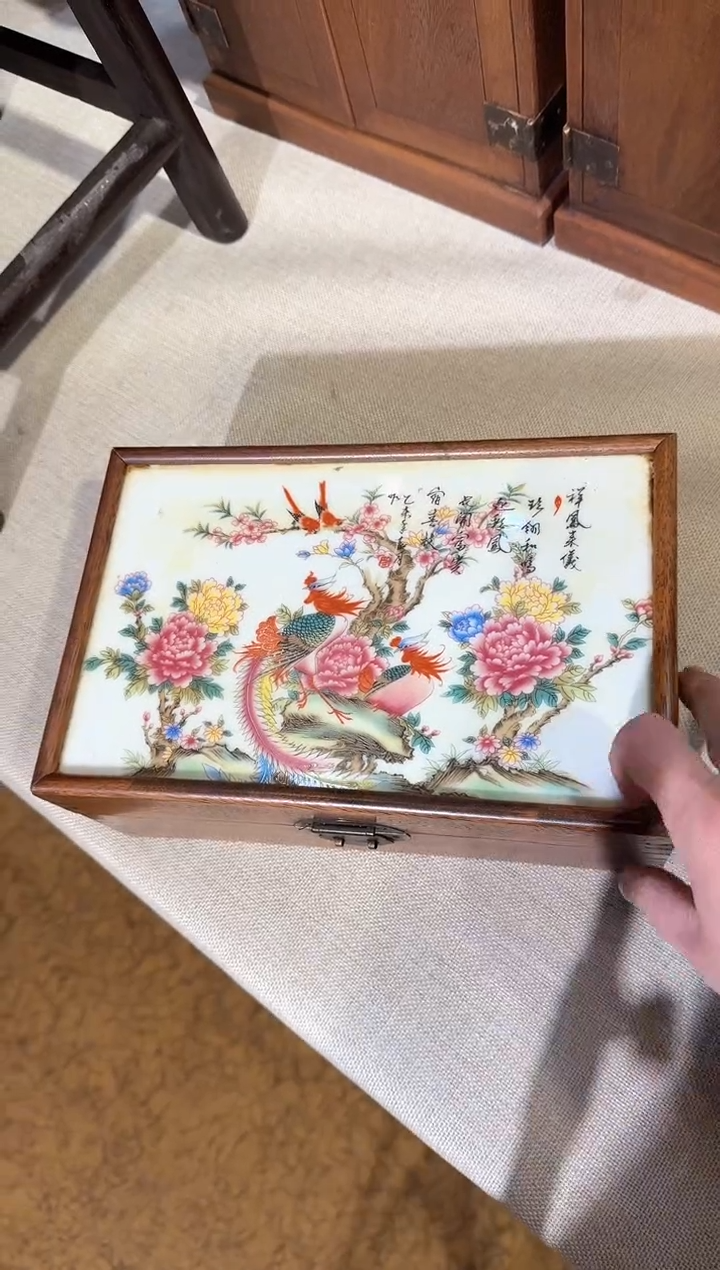 【闪购商品】木瓷板画 盒子  工艺品