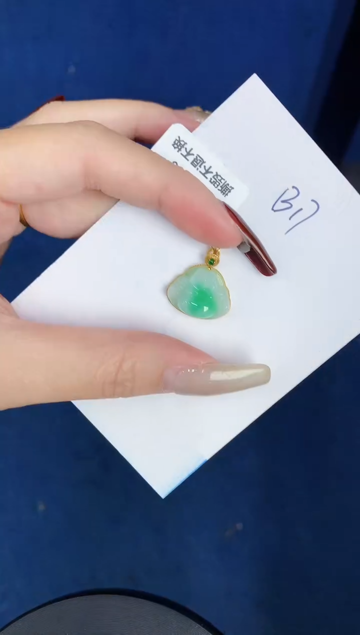 【闪购商品】翡翠颈饰18K金镶嵌0000000000