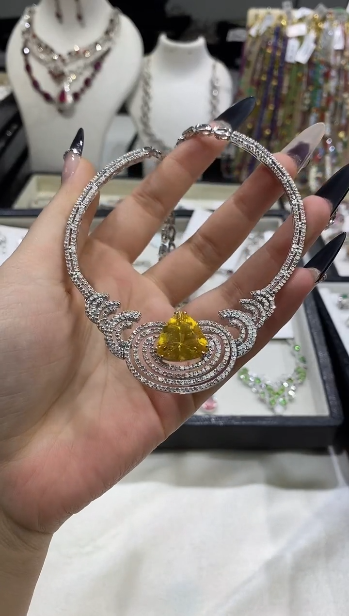 银S925镶嵌定制欧泊楚楚珠宝中古甄选不退换