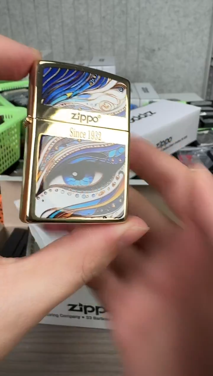 铁望穿秋水-双面商标起源镜面镀金