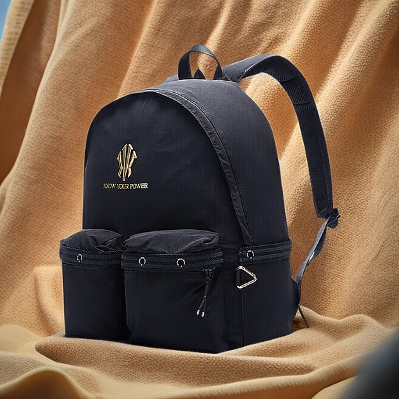 安踏凯里·欧文系列丨双肩包大容量电脑包黑色学院风背包192511151