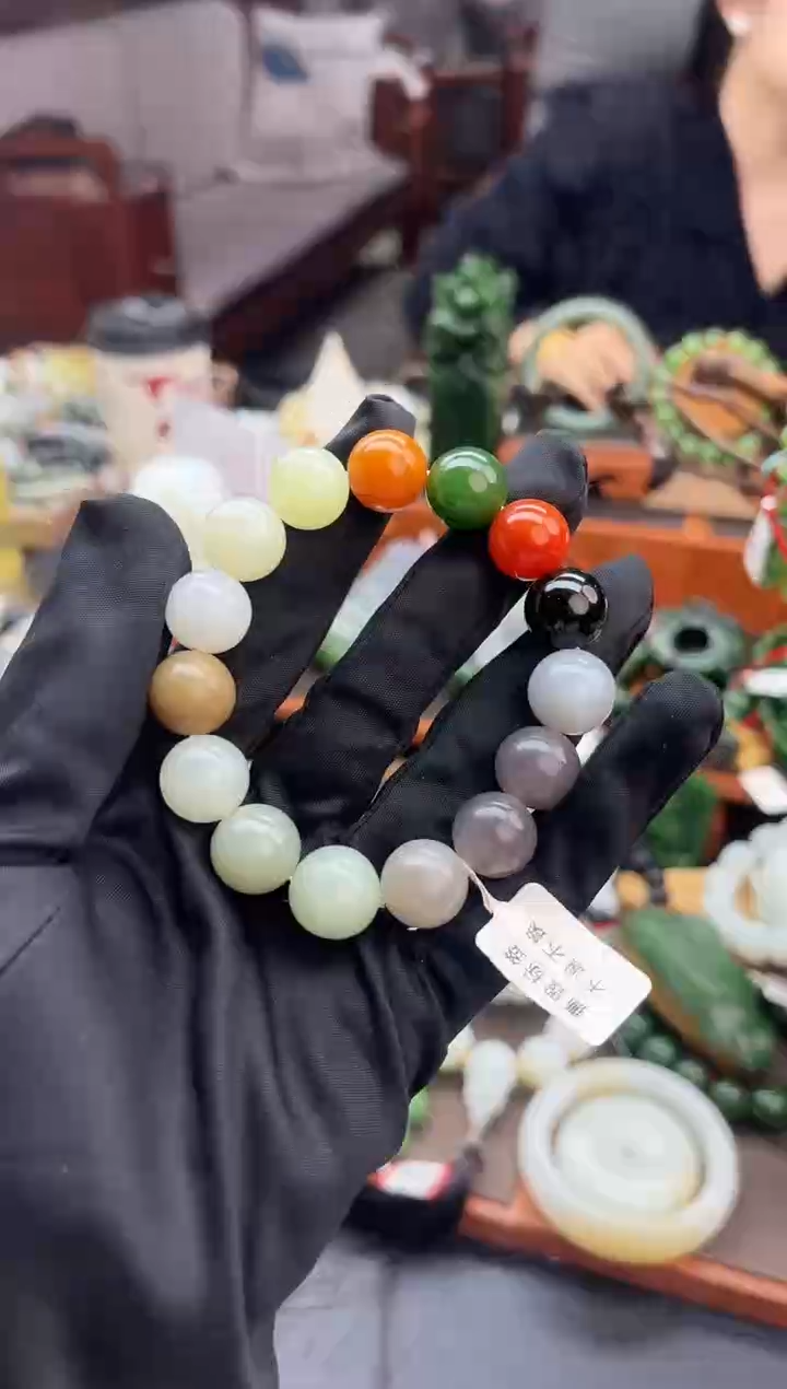 未镶嵌手串和田玉董小姐推荐 多样性发货 拍一发一db14