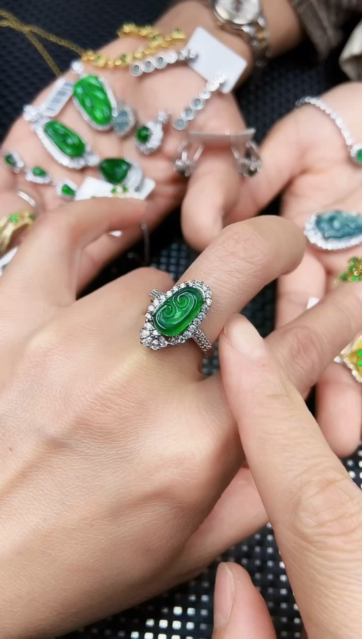 【闪购商品】翡翠戒指未镶嵌11111111