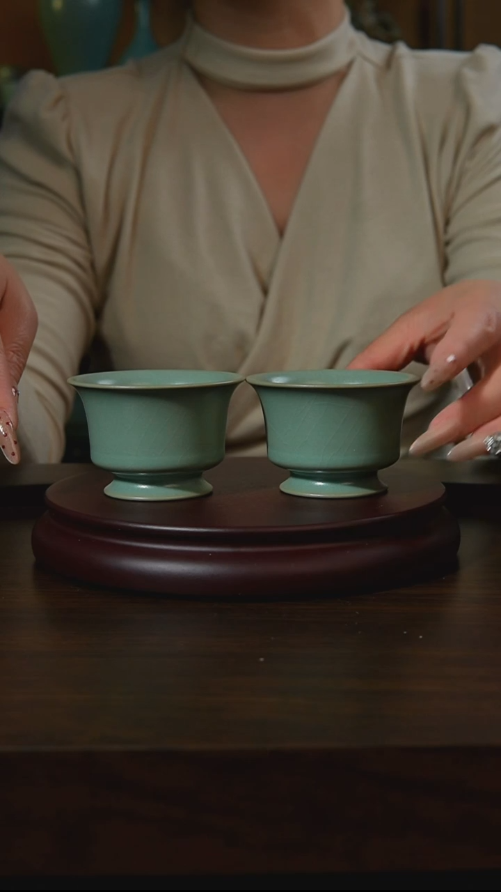 杯子瓷汝州原产地原矿仿古老釉q