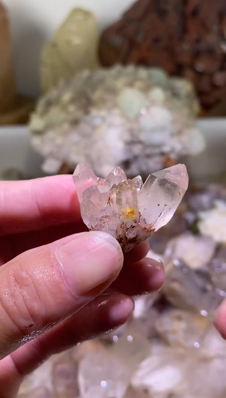 未镶嵌珠宝半成品水晶115号四川美姑超七花园水晶