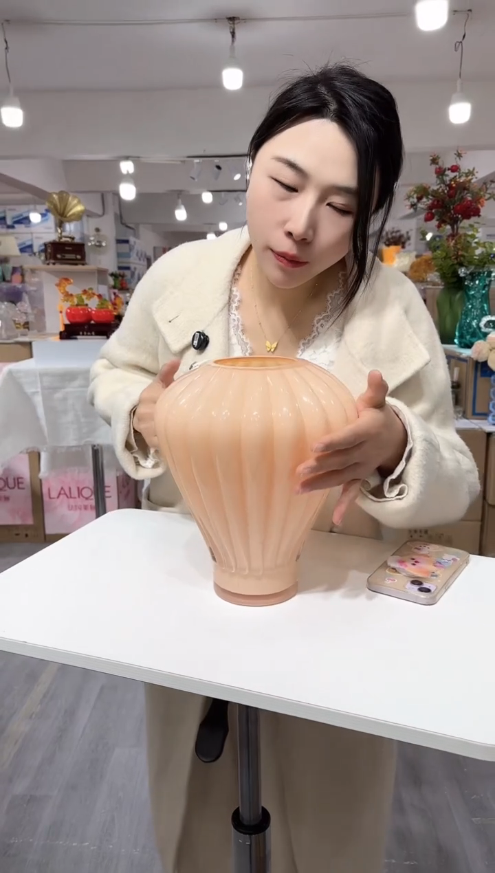 【闪购商品】琉璃瑞鸿花器早K-26