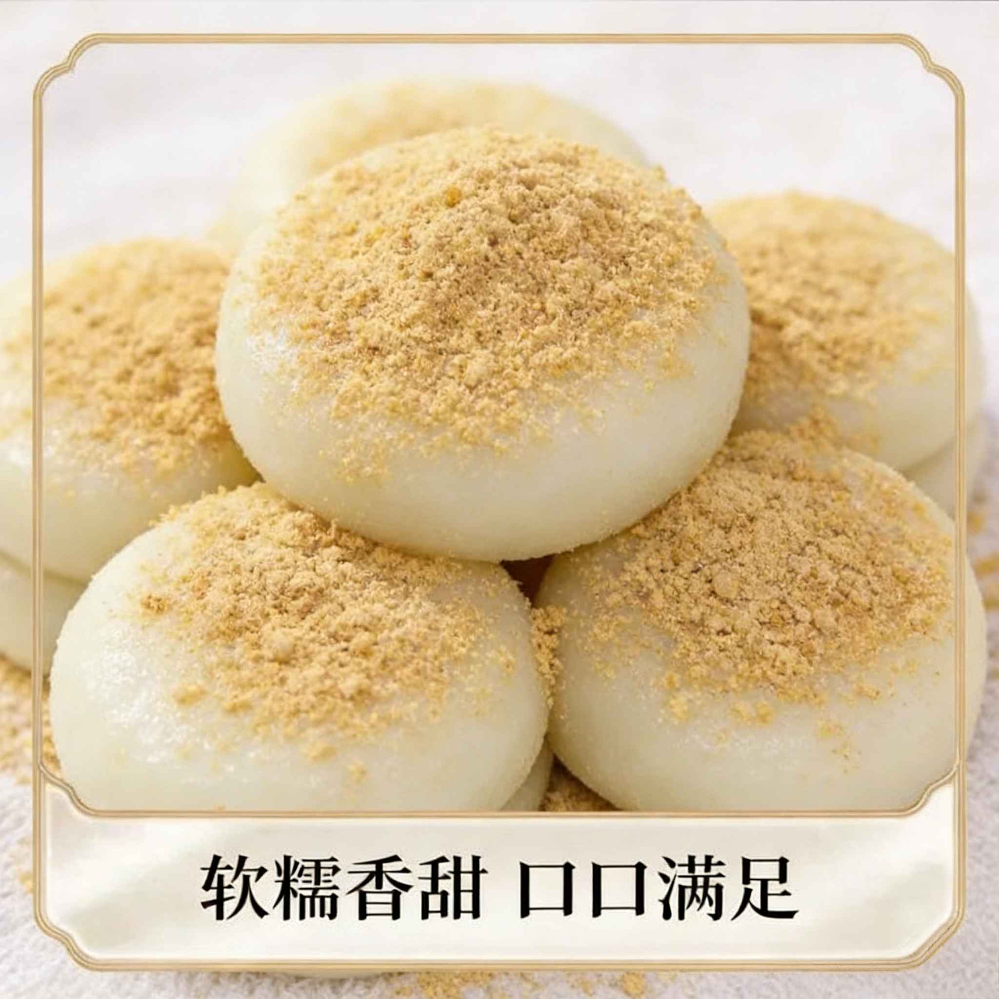 正宗糯米糍粑鲜糯米粑早餐佳品健康食品休闲零食追剧食品