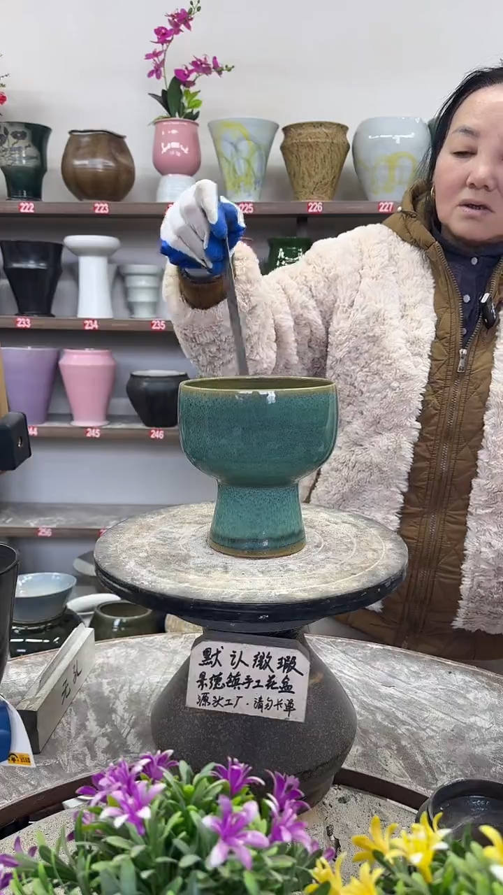 12-25-高16口14瑕-花盆