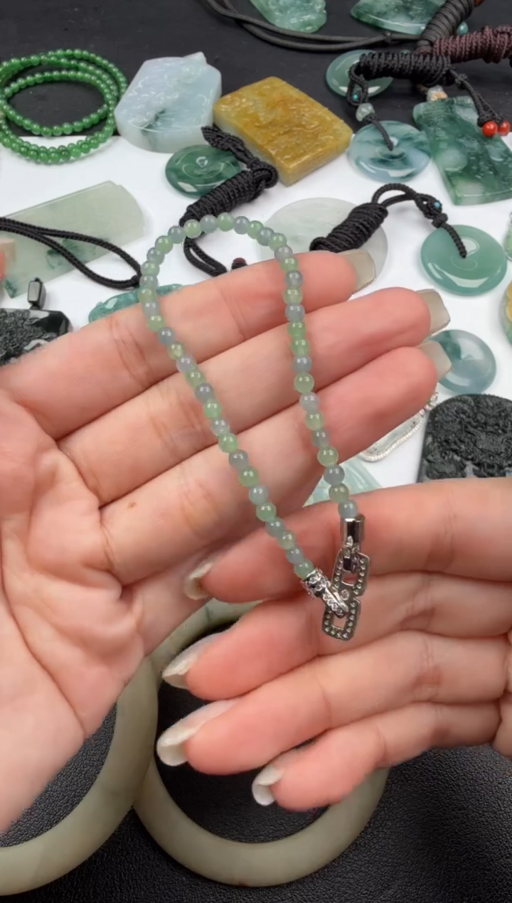 未镶嵌手串翡翠翡翠饰品-282