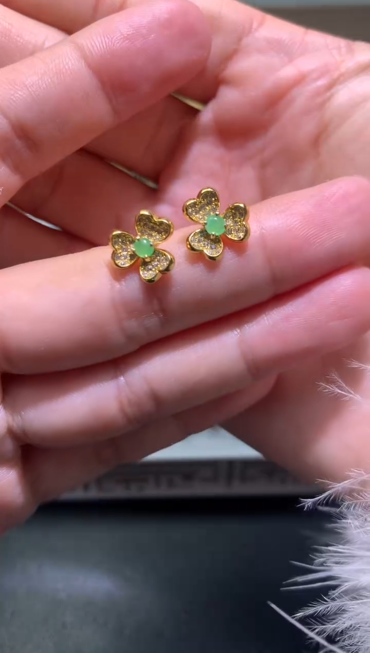 【闪购商品】翡翠颈饰银S925镶嵌净货