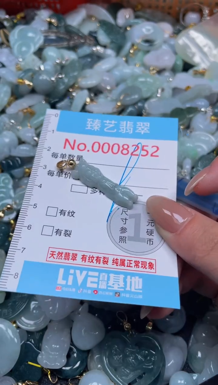 颈饰未镶嵌翡翠8252