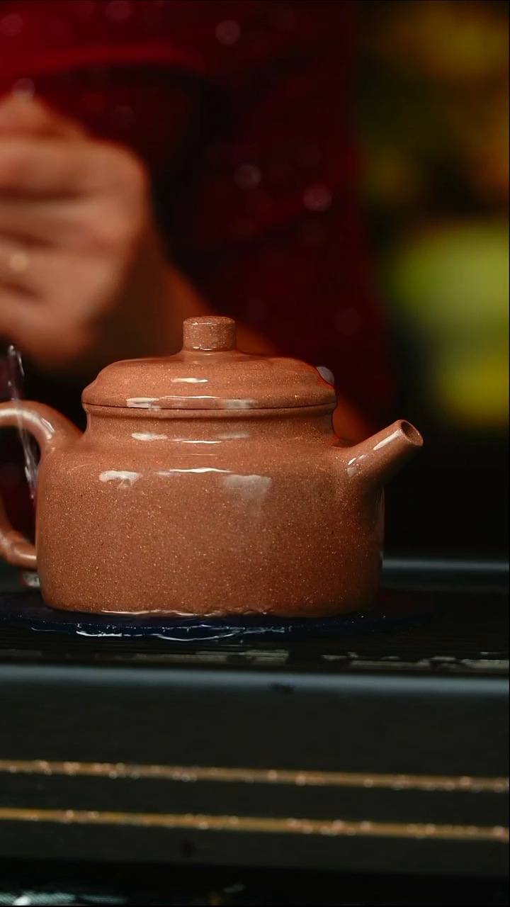 茶壶紫砂原矿桃花泥德钟壶200cc