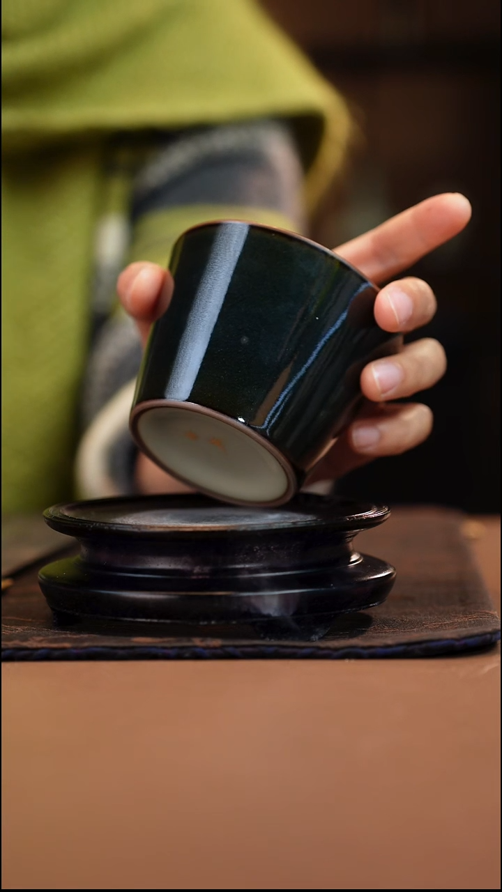 气柴窑 星空蓝 可乐杯