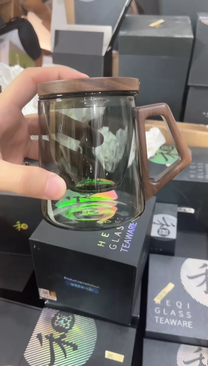 【闪购商品】木辰杯烟灰色办公杯。。。。