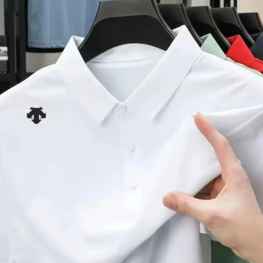 【海外撤柜 专卖店清仓】轻奢男士翻领POLO衫全无痕舒适百搭短袖T恤