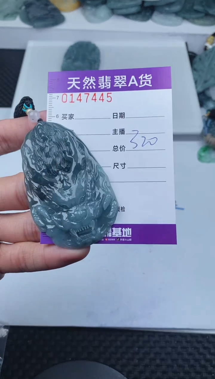 翡翠未镶嵌颈饰       445