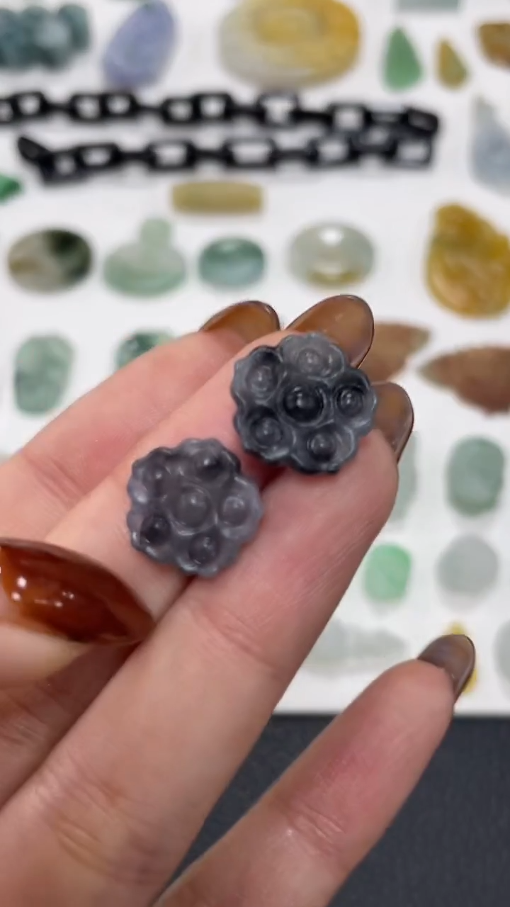 【闪购商品】定制翡翠未镶嵌莲蓬180+18