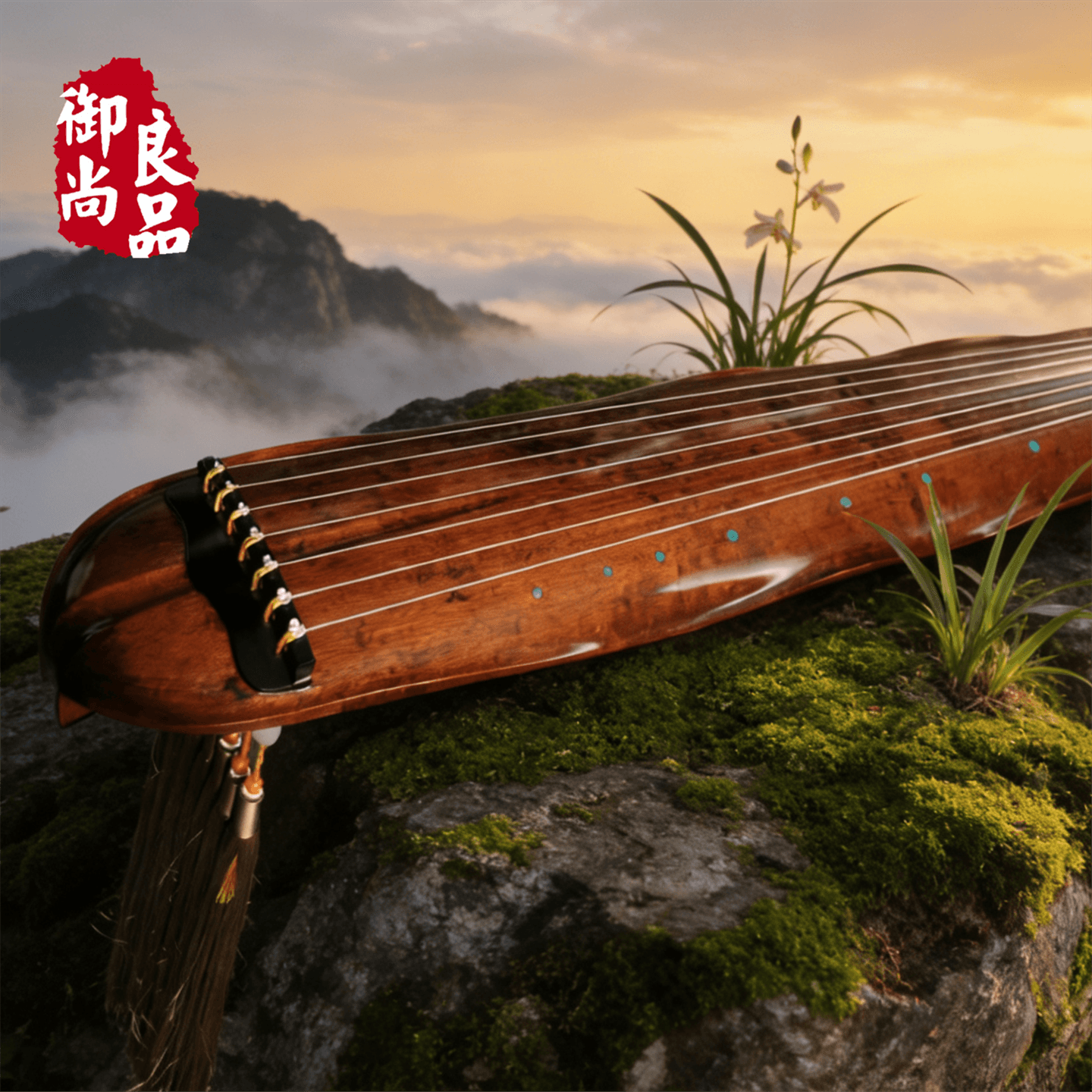 【精品】御尚良品古琴收藏演奏级纯手工专业演奏金丝楠木伏羲式