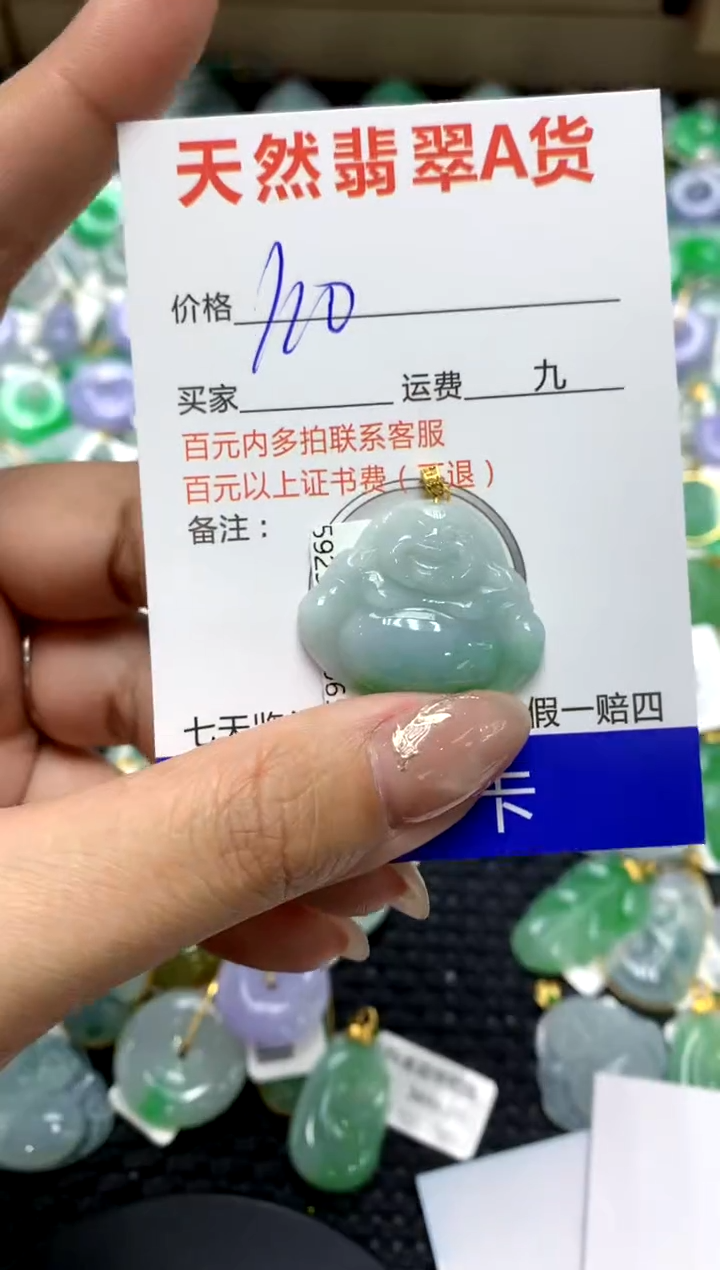 【闪购商品】翡翠颈饰18K金镶嵌111111111