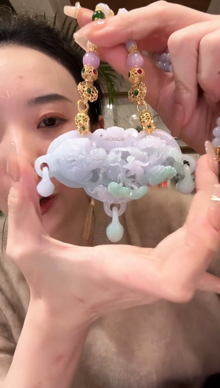 【闪购商品】翡翠颈饰未镶嵌国风