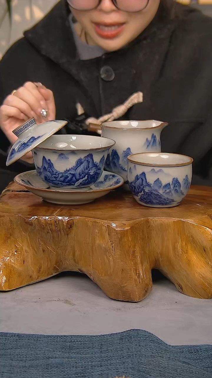 【闪购商品】3件套陶瓷茶具简装家用系列 