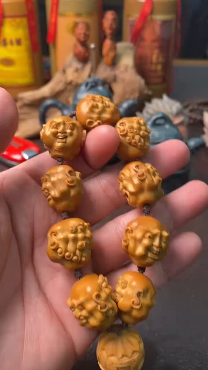 【闪购商品】橄榄核手串/手链6-虚派双面罗汉手串一条