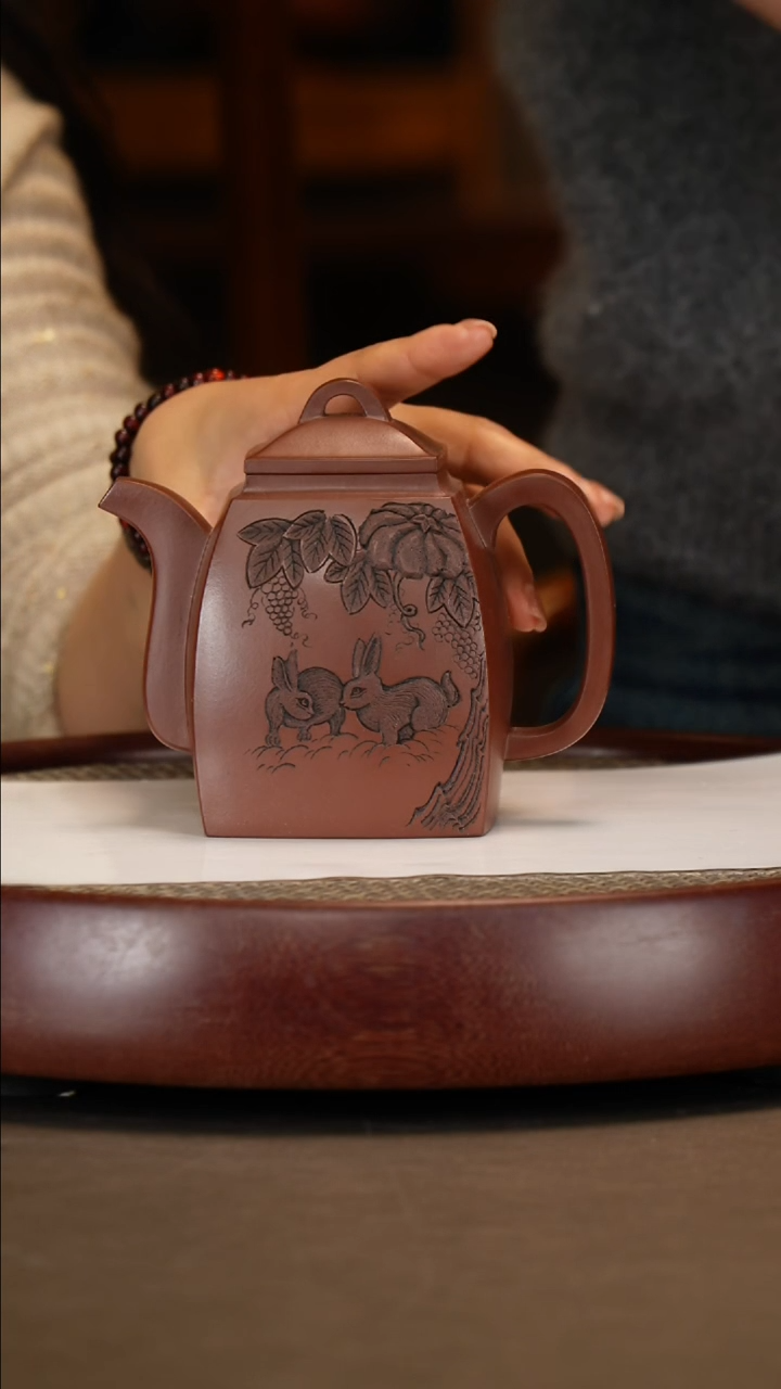 【闪购商品】紫砂茶壶【徐晓梅】红泥汉方