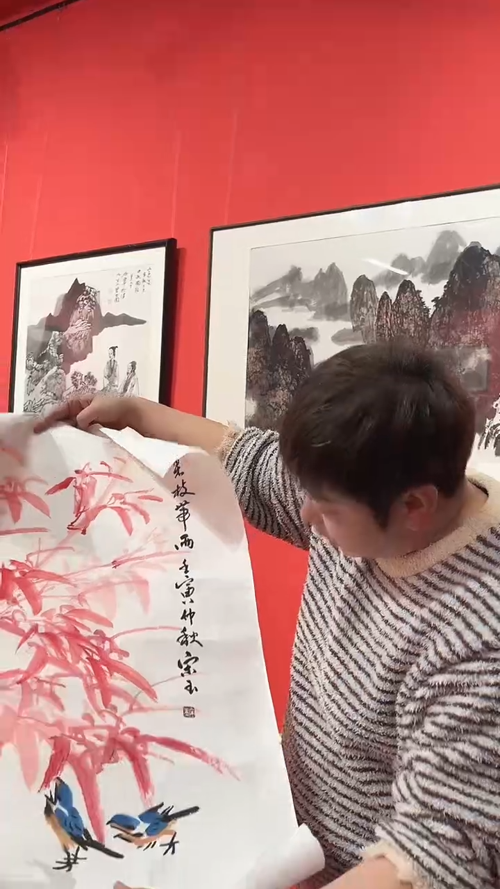 绘画竹子作品2.7平尺