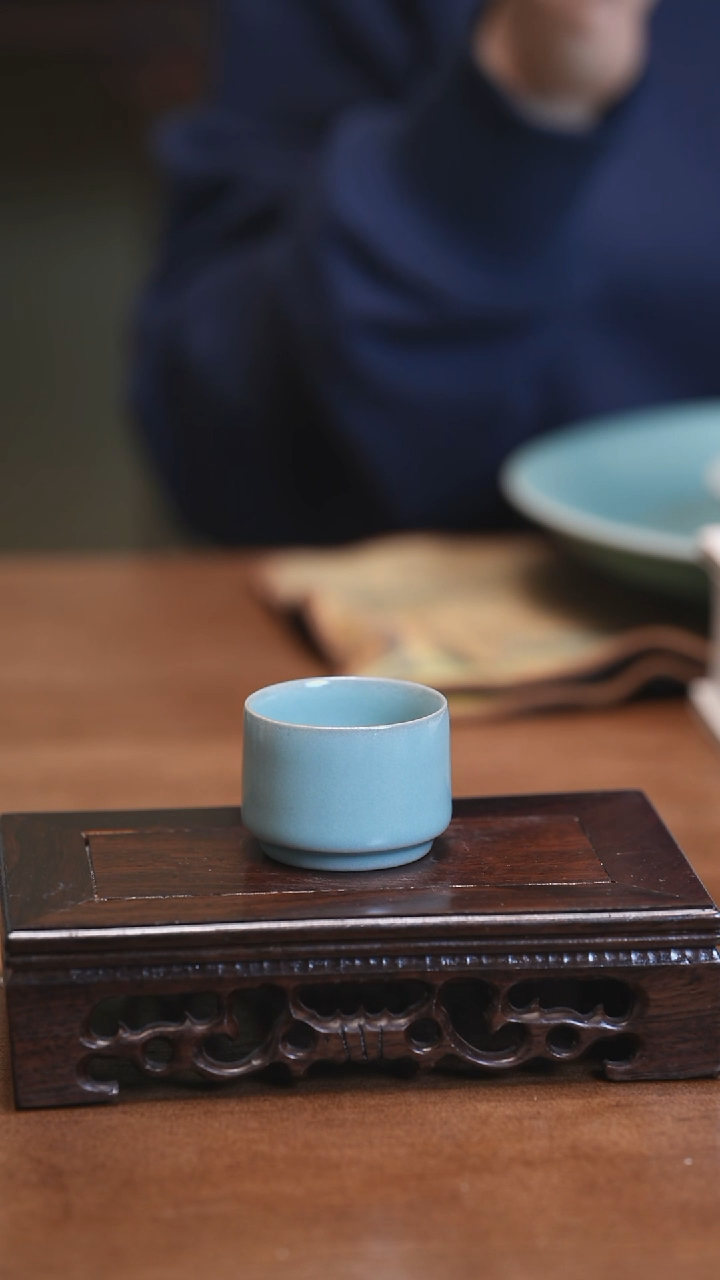 【闪购商品】Y宝丰宋官窑原产地汝瓷单杯