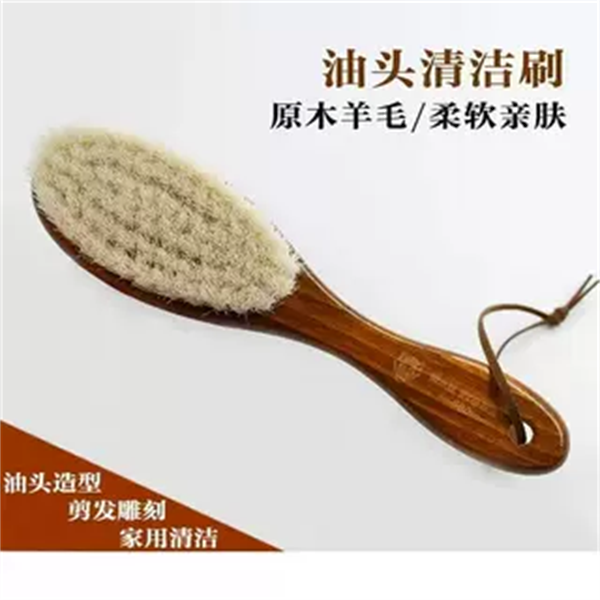 战虎羊毛梳美发复古油头梳发廊碎发梳理发清洁梳子理发店专用