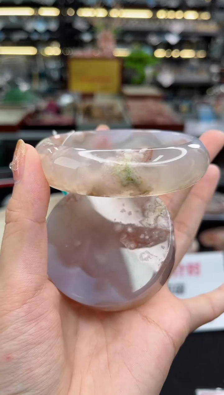 【闪购商品】石英质玉手镯未镶嵌61圈口（赠品镯心）3571485