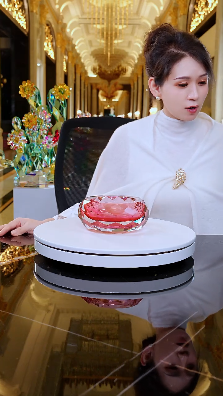 摆件YB00477金红收纳碗