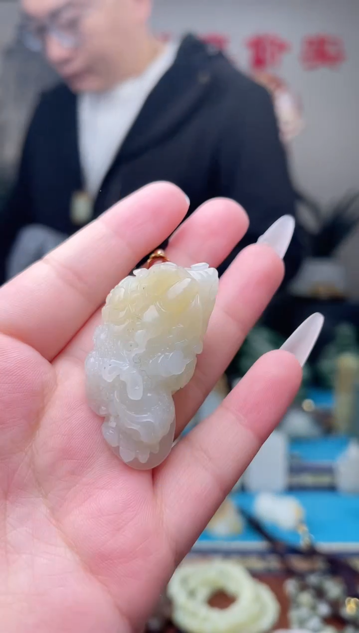 【闪购商品】和田玉未镶嵌挂件1