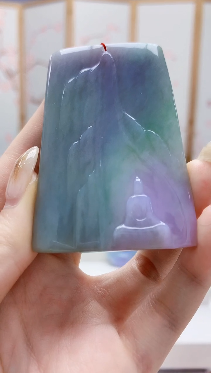 未镶嵌定制翡翠4852jw-毛货挂件56