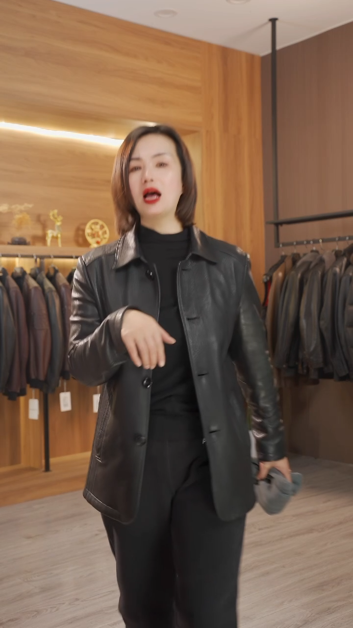 100%头层山羊皮20070加厚款（可拆卸90白鸭绒）限时福利